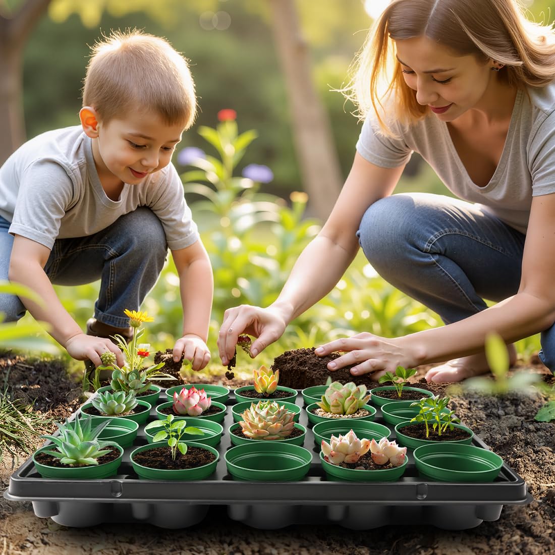 RooTrimmer drainage system balancing moisture for thriving transplants