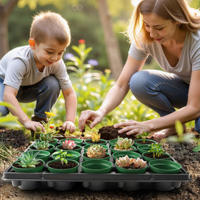 RooTrimmer drainage system balancing moisture for thriving transplants