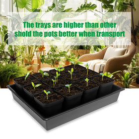 RooTrimmer sturdy nursery pots stay upright during handling and transplanting.