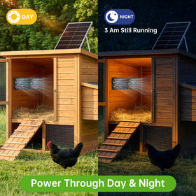 Ropelux solar fan installed off-grid in a remote cabin.