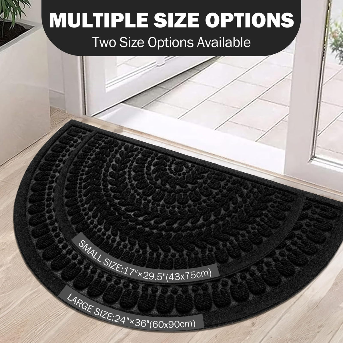 RORA muddy paws doormat helps trap mud before pets enter the home.