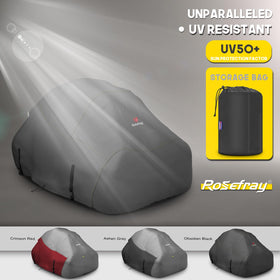 Rosefray easy-on, quick-remove design for mower protection