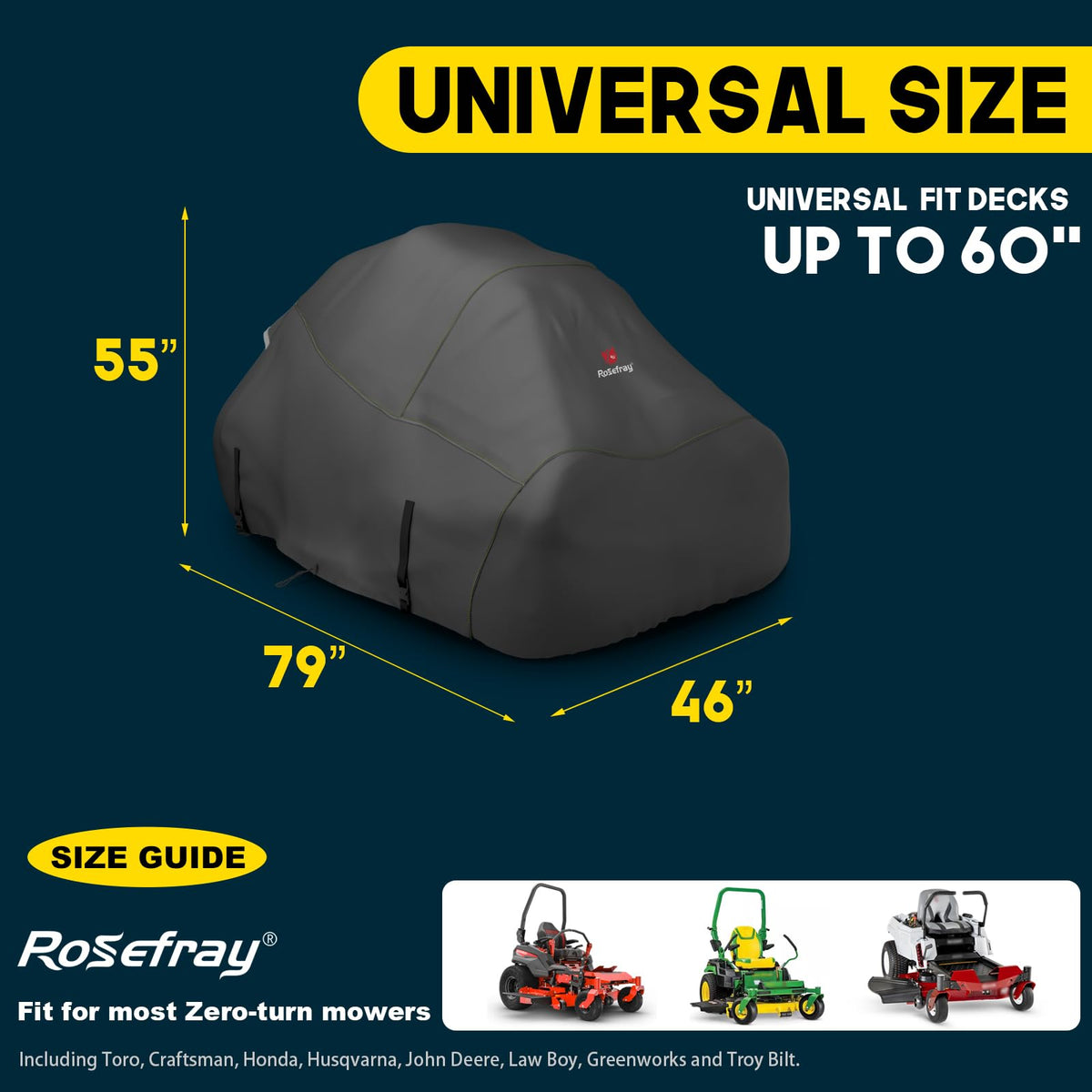 Rosefray UV-resistant fabric helps prevent fading from sun