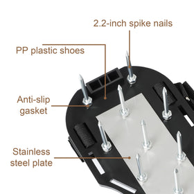 ROSGEL aerator shoe base plate in stainless steel, durable support