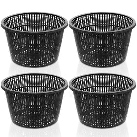 Roshtia hydroponic basket top view shows sturdy plastic for root circulation.