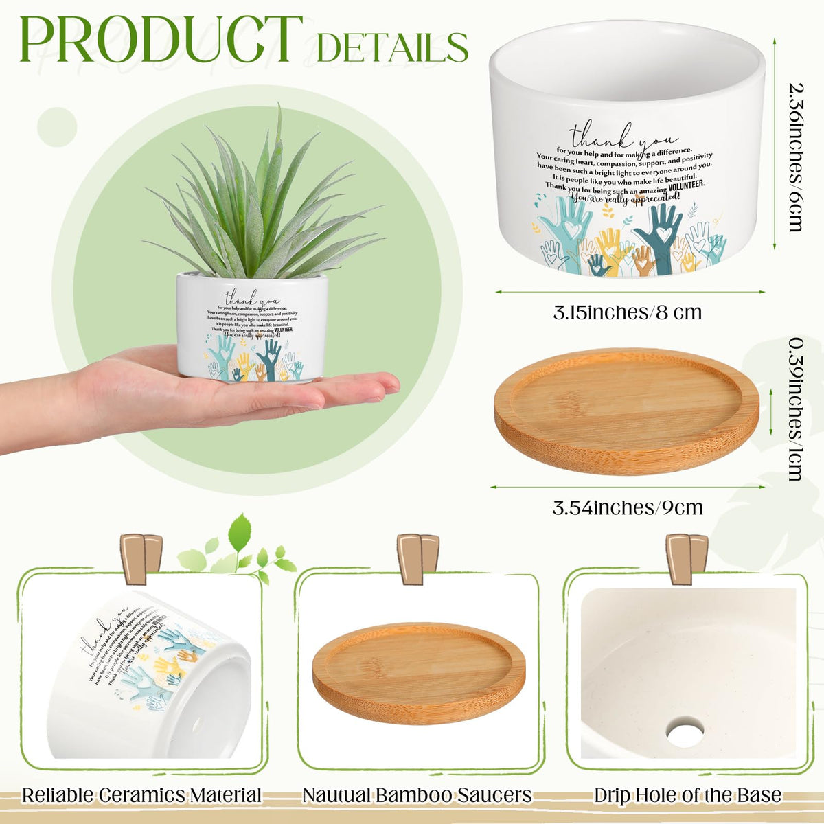 Roshtia volunteer appreciation gift set for events and ceremonies.
