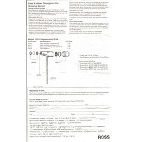 Ross Root Feeder 102A ideal for drought conditions and water savings.
