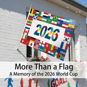 Rosulasi flag banner for indoor and outdoor display, easy to hang.