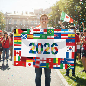 Rosulasi great gift for soccer fans who love global decorations.