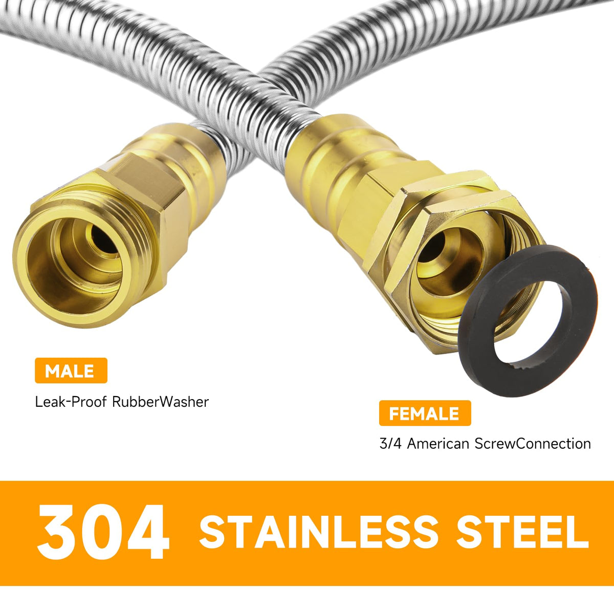 Rosy Earth stainless steel core delivers strong, kink-free flow