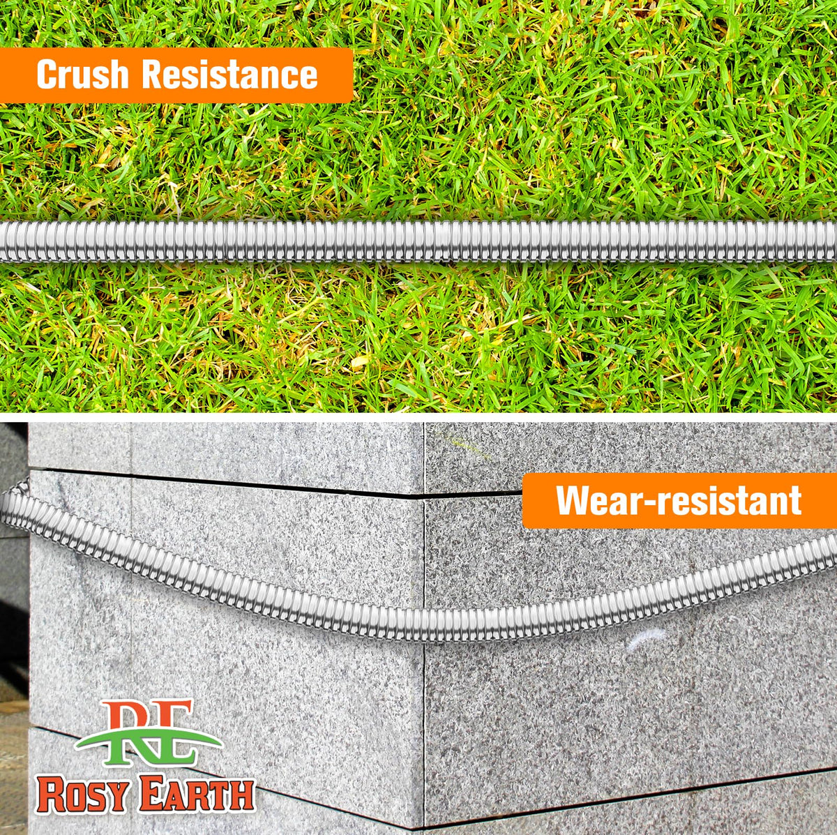 Rosy Earth hose compact for easy storage and transport around the property
