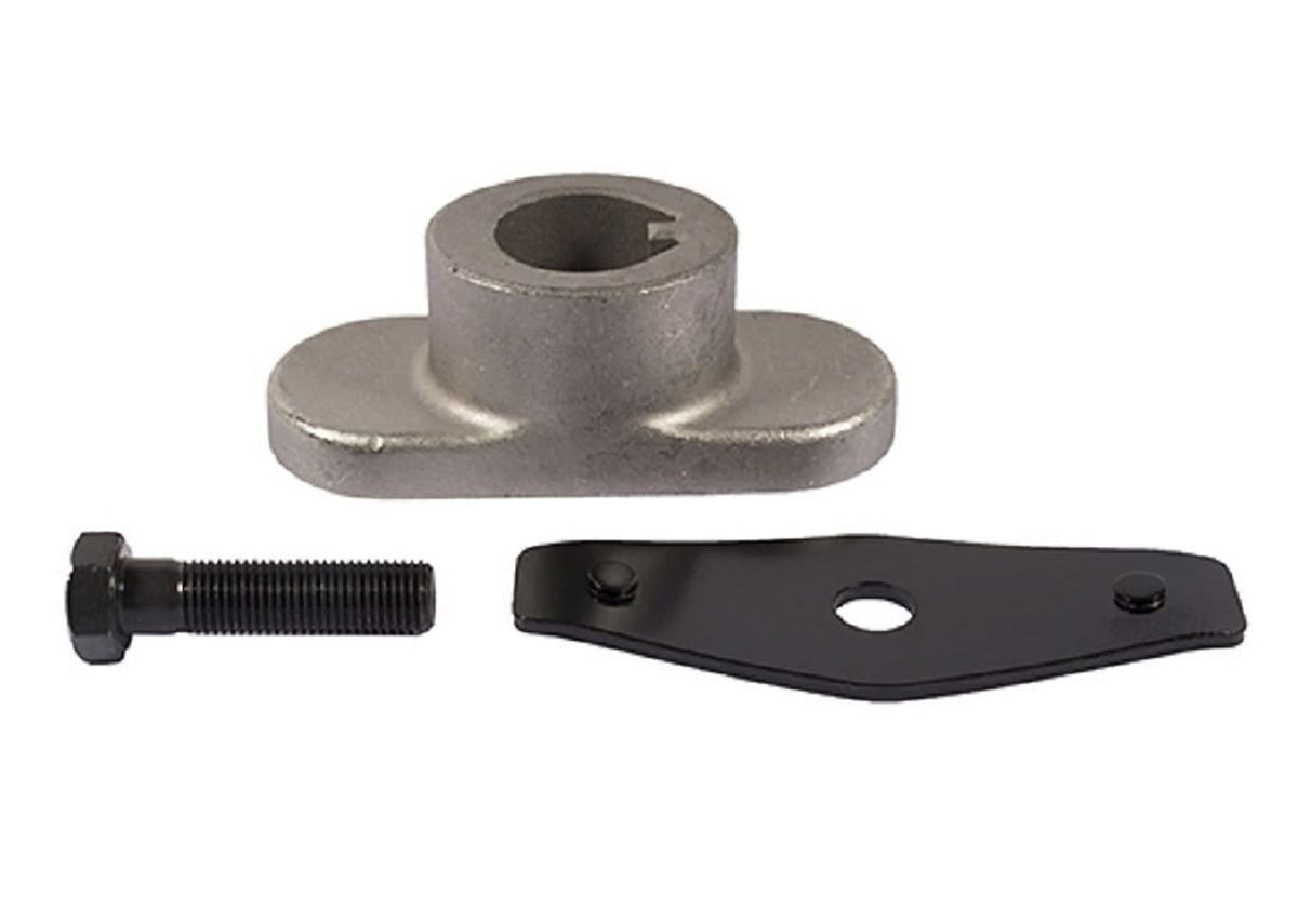 Rotary 15019 mower blade adapter kit package showing complete hardware set for easy installation