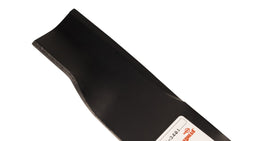 Blade installation view with alignment marks for safe mounting