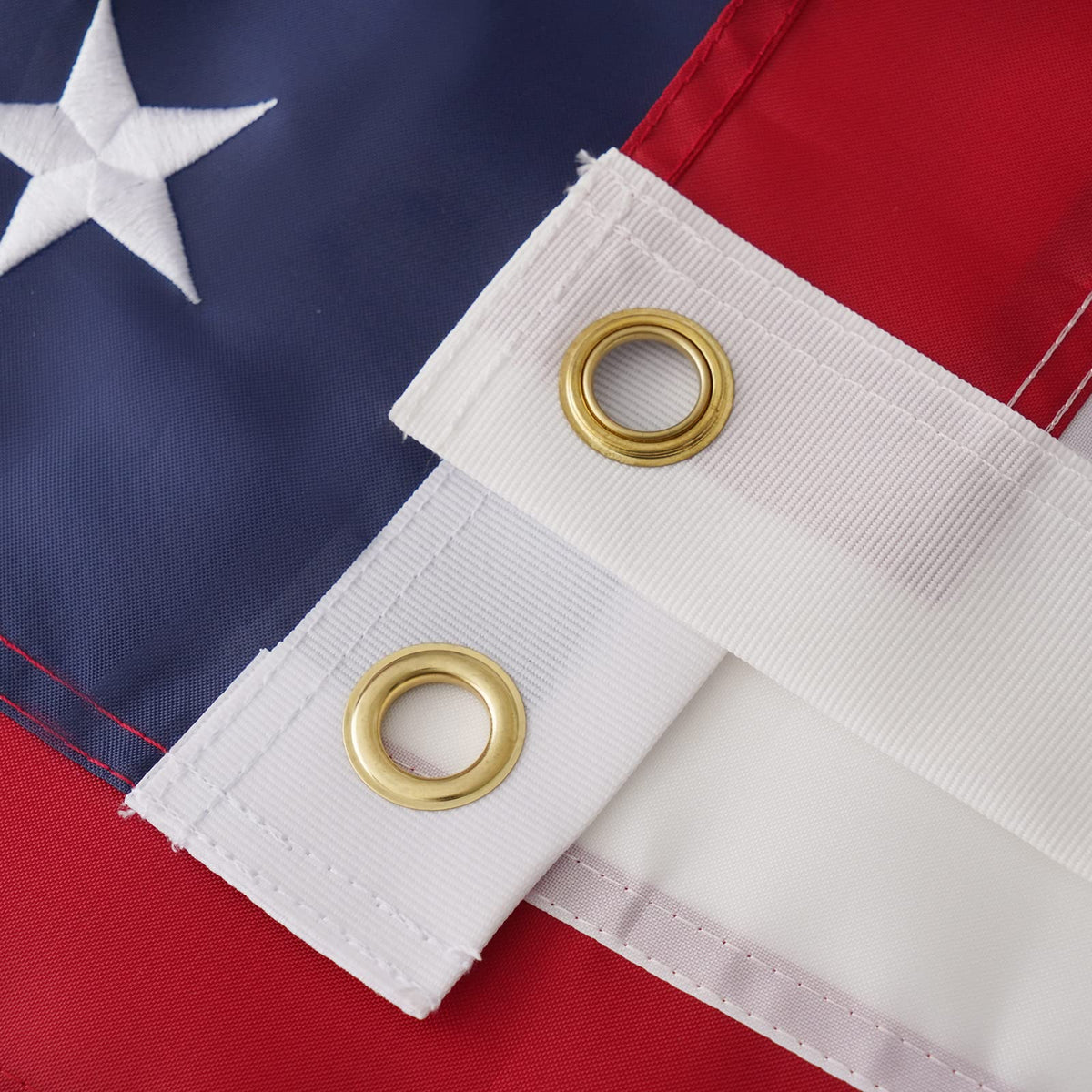 ROTERDON flag features double-stitched stripes for lasting color outdoors.