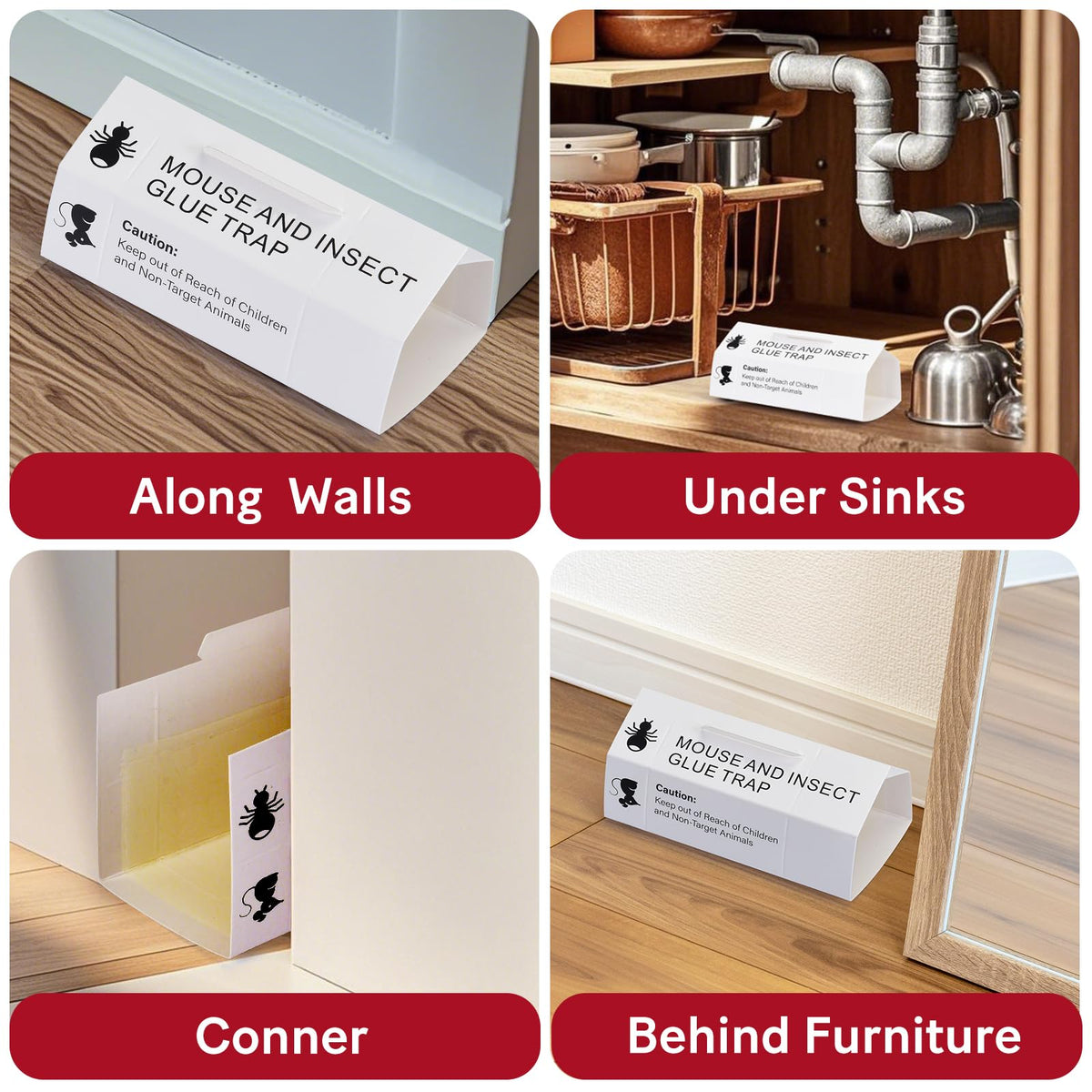 ROTIAH compact trap fits tight spaces under appliances.