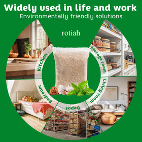 ROTIAH easy setup with mesh bag for rodent hotspots around the home.