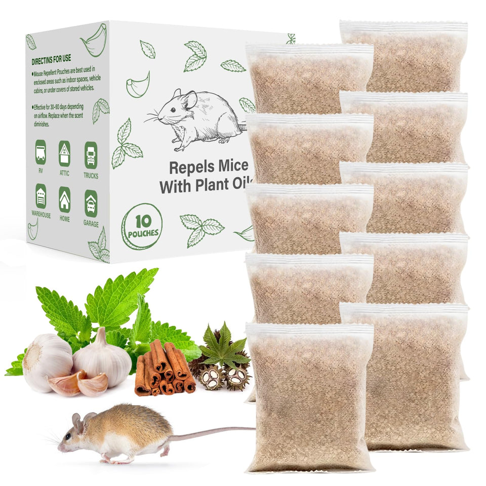 ROTIAH pest-rodent-repellent pouches in packaging for safe indoor use.