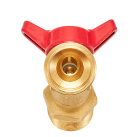 RouLiPouLi quarter-turn shut-off handle enables quick watering control.