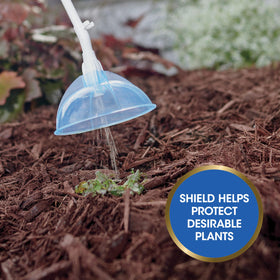 Roundup covers up to 400 square feet per container for medium to large spaces.