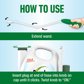 Roundup For Lawns₁ northern-grasses-application compatible with common turf varieties.