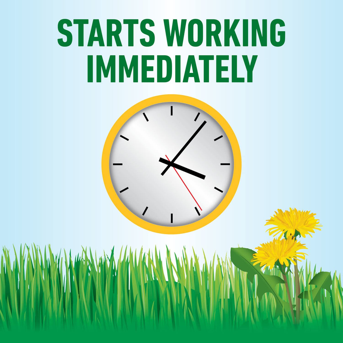 Roundup For Lawns₂ Concentrate Dial N Spray nozzle ready for even coverage.