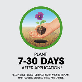 Roundup Poison Ivy Plus weather-ready formula works in warm sun.