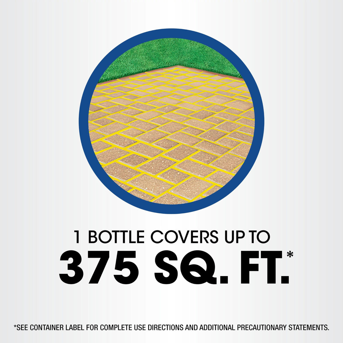 Roundup Weed & Grass Killer₄ Refill coverage-375-sq-ft implication shows large-area efficiency.