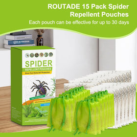 Routade pouch emits peppermint and lemongrass scents, natural protection.