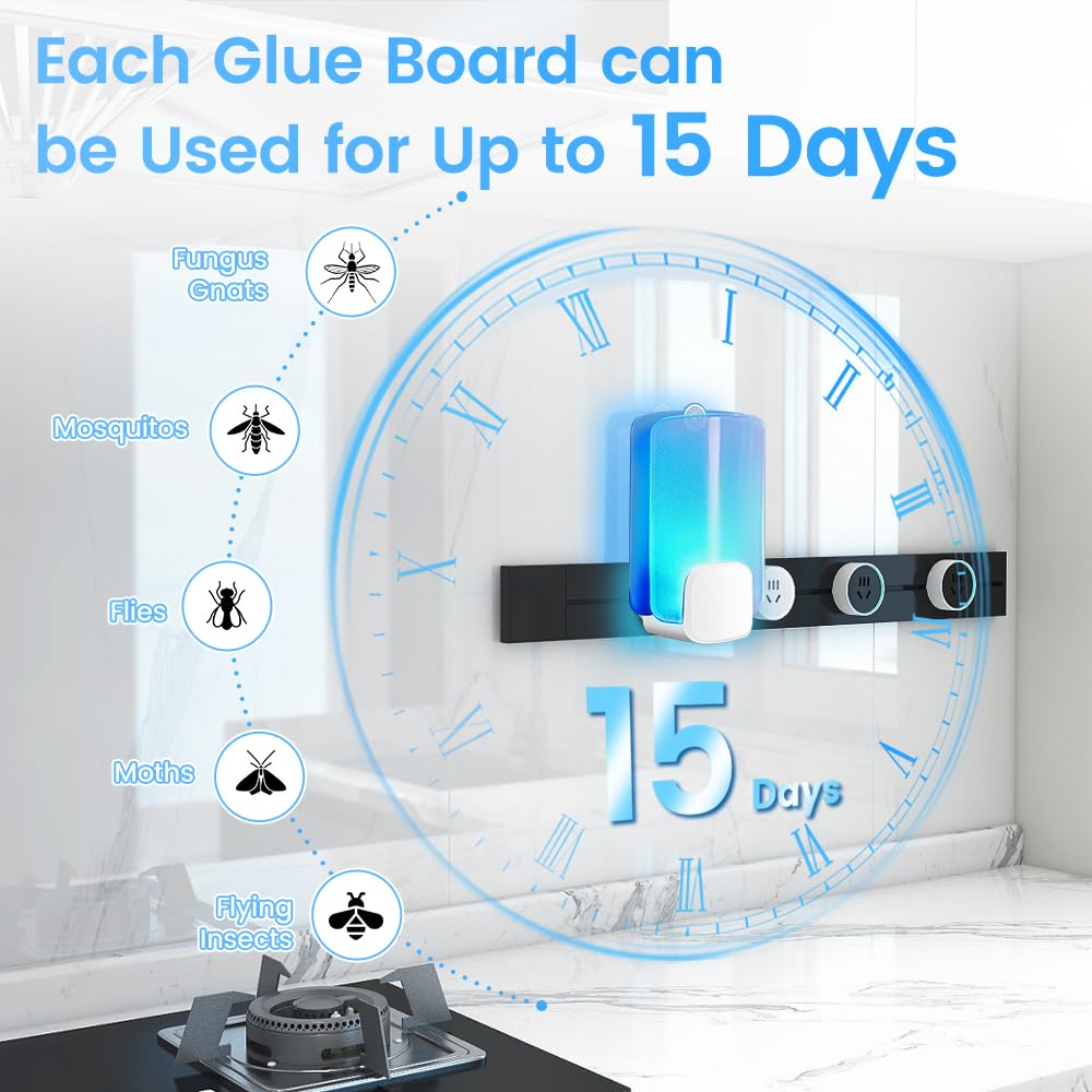 ROUTADE long-lasting glue boards capture flying insects for days