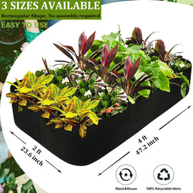 Roveinsia breathable fabric planter promoting root airflow
