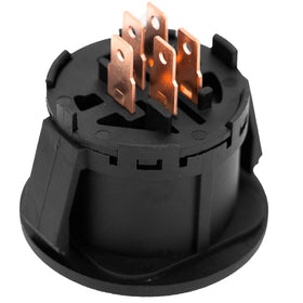 ROVIKE key-operated switch close-up highlighting 3-position design.