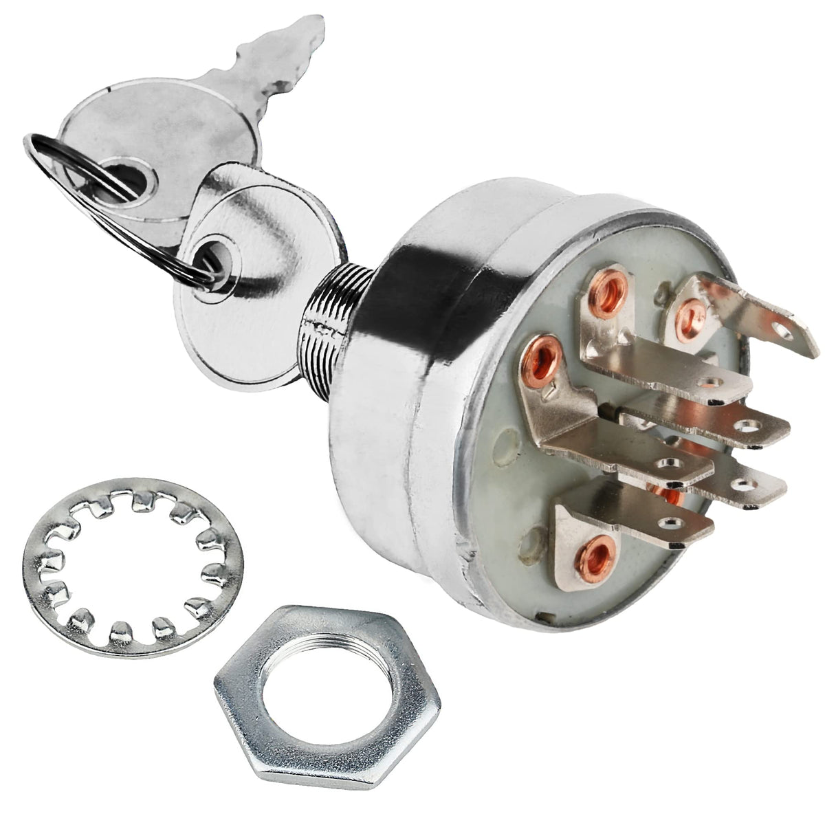 ROVIKE ignition switch for Exmark Lazer Z with durable construction for reliable starts.