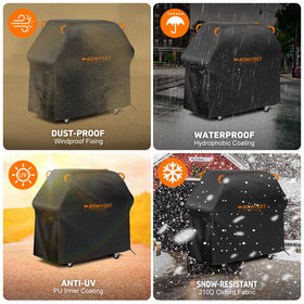 ROWYEET grill cover provides all-round protection from sun, rain, and debris