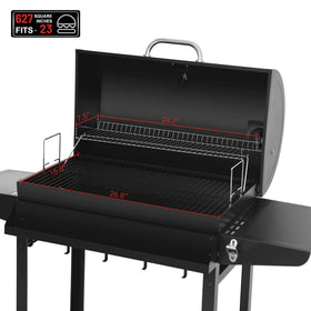 Royal Gourmet CC1830T adjustable charcoal pan for precise heat control