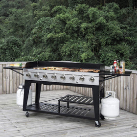 Royal Gourmet dual-zone control panel for independent heat zones