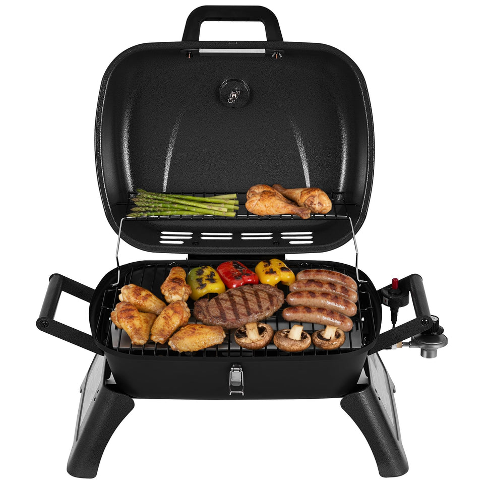 Royal Gourmet GT2006 grill top view showing 369 sq in cooking space for family meals