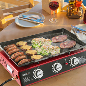 PD1301R 25,500 BTU output enables quick, even heating outdoors.