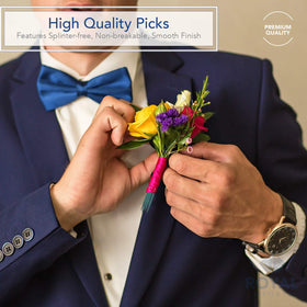 Royal Imports versatile floral picks for bundling stems and adding structure.