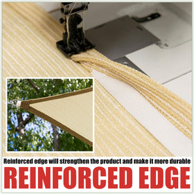 Royal Shade sail corners feature marine-grade D-rings for strong anchors.