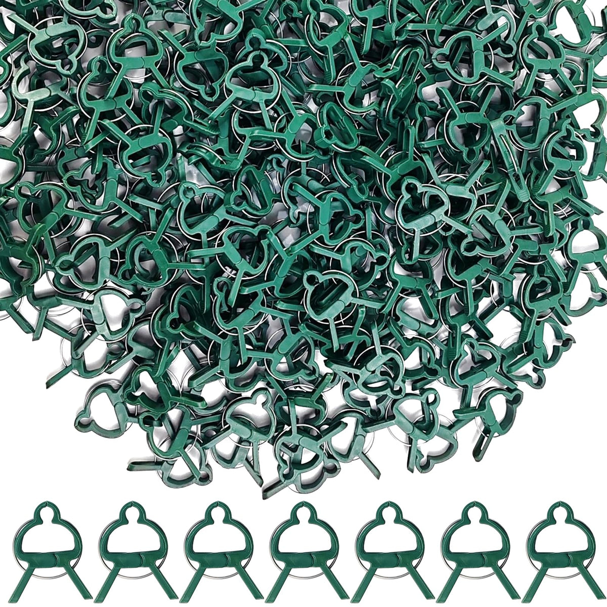 ROYHOO plant clips pack secures stems for upright growth without damage