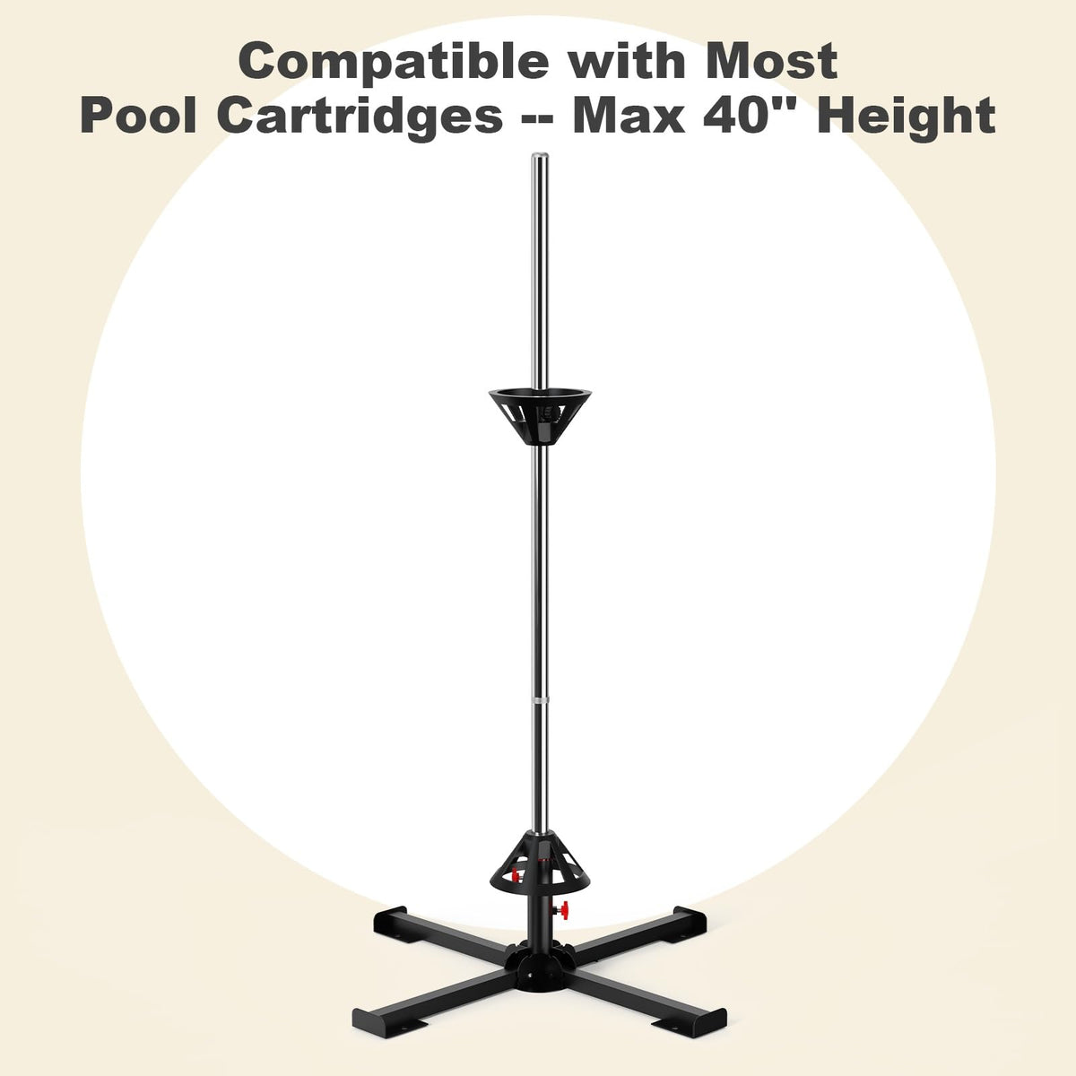 ROYOR fits 3, 4, and 6 inch cartridges up to 45 inches for broad compatibility.