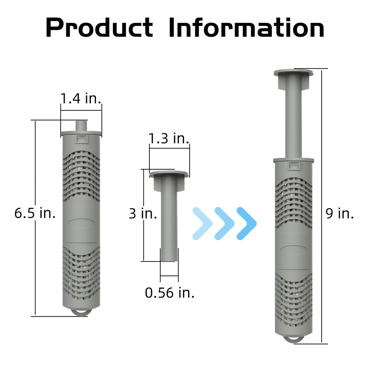 ROYOR silver ion cartridge installed in filter demonstrates compatible setup and enhanced filtration.