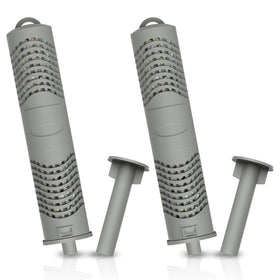 ROYOR spa mineral sticks filtration detail close-up showing multi-layer filtration.