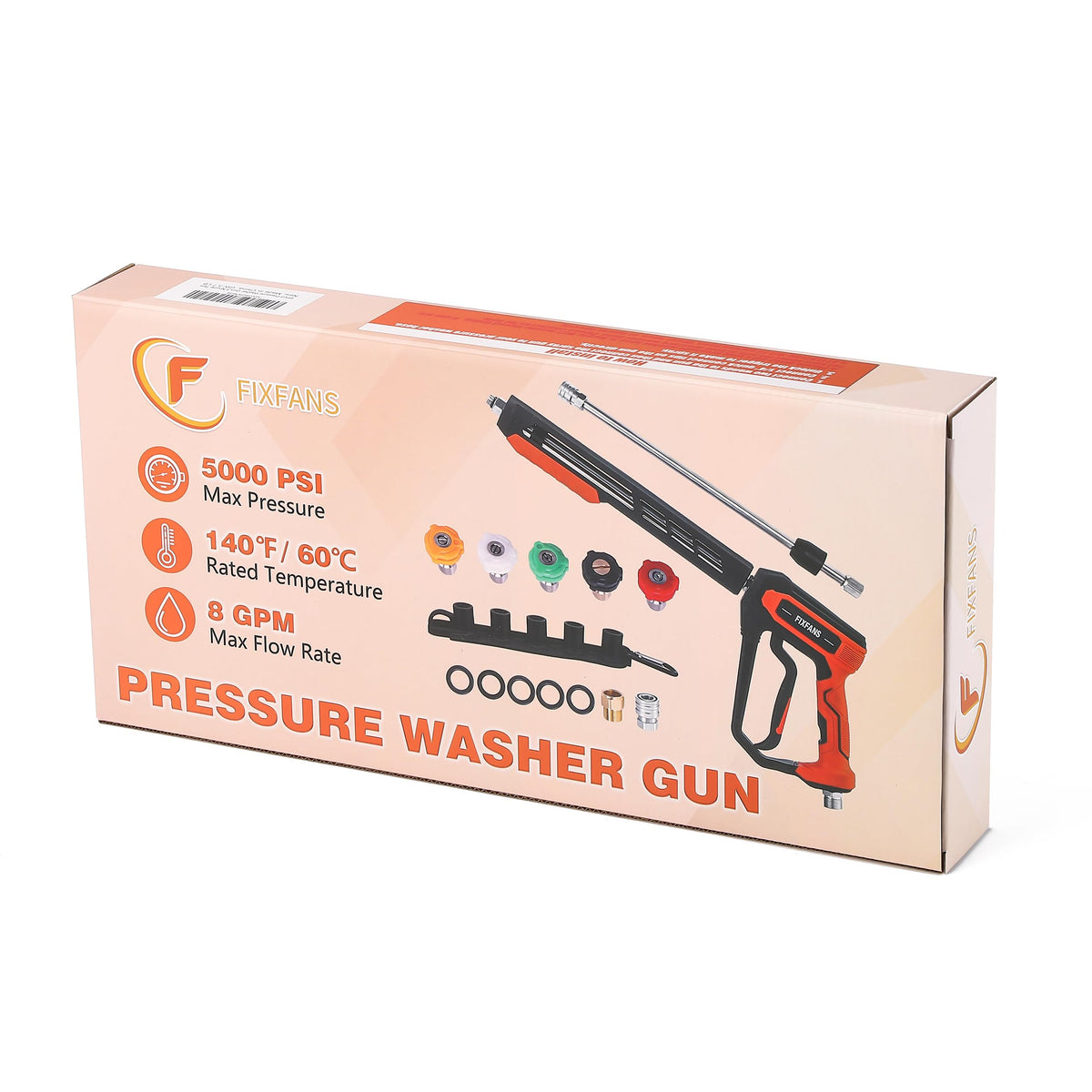 ROYPOWER FIXFANS trigger lock helps prevent accidental sprays during use.