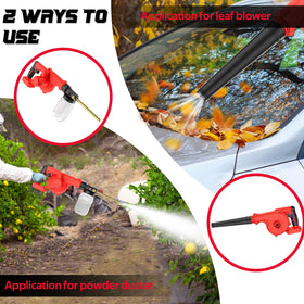 Rozlchar uses Milwaukee 18V battery for cordless spraying in outdoor spaces.