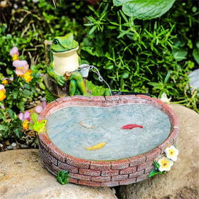 RPYFMMKPF gift-ready frog statue packaging suitable for gardeners and enthusiasts.
