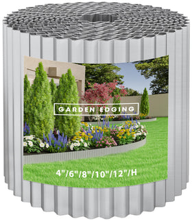RRG metal garden edging with corrugated steel for clean lawn borders and durable separation.