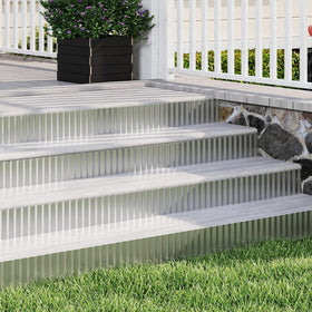 RRG landscaping edging provides flexible shaping for curves and corners in gardens.