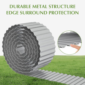 RRG 6-inch edging installed along pathways enhances yard organization and safety.