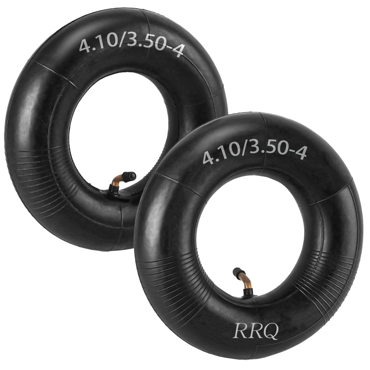 RRQ 410/350-4 inner tube pack with bent valve for wheelbarrows and carts